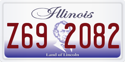 IL license plate Z692082