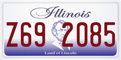 IL license plate Z692085