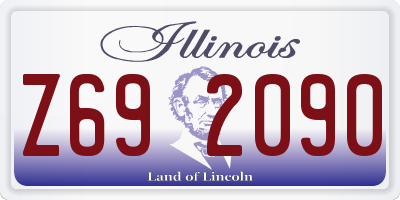 IL license plate Z692090
