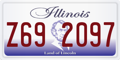 IL license plate Z692097