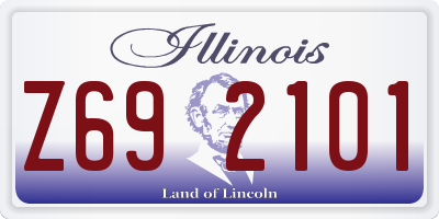 IL license plate Z692101