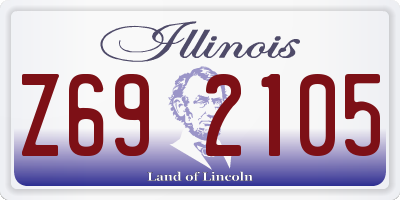 IL license plate Z692105