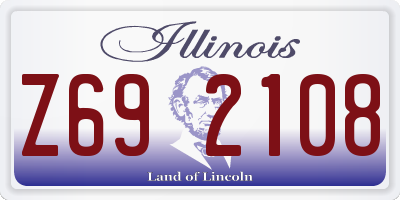 IL license plate Z692108