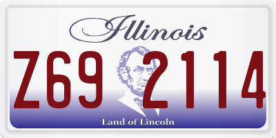 IL license plate Z692114