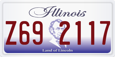 IL license plate Z692117