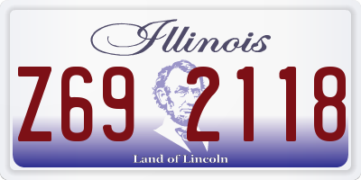 IL license plate Z692118