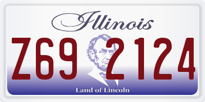 IL license plate Z692124