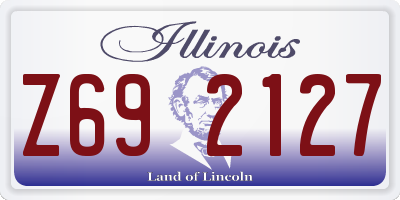 IL license plate Z692127