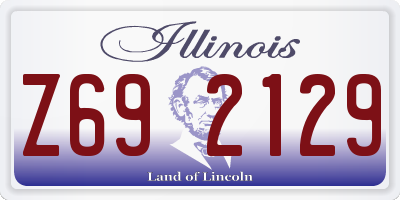 IL license plate Z692129