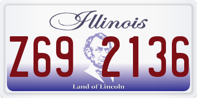 IL license plate Z692136