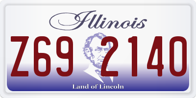 IL license plate Z692140