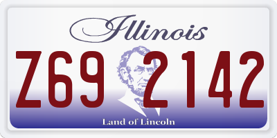 IL license plate Z692142