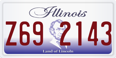 IL license plate Z692143