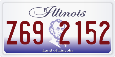 IL license plate Z692152