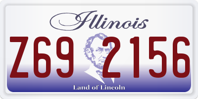 IL license plate Z692156
