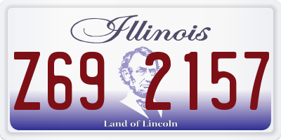 IL license plate Z692157