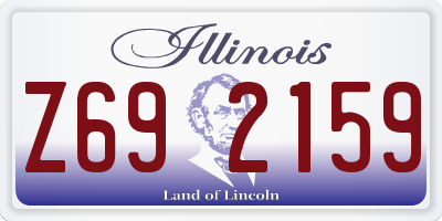 IL license plate Z692159