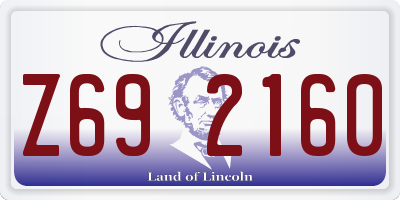IL license plate Z692160