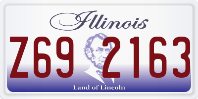 IL license plate Z692163