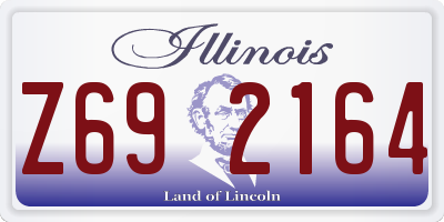 IL license plate Z692164