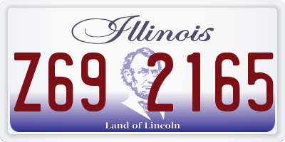 IL license plate Z692165