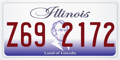 IL license plate Z692172