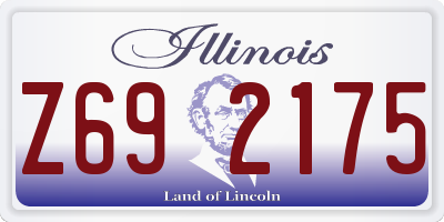 IL license plate Z692175