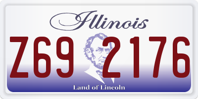 IL license plate Z692176