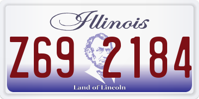 IL license plate Z692184