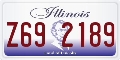 IL license plate Z692189