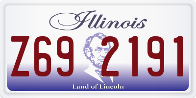 IL license plate Z692191
