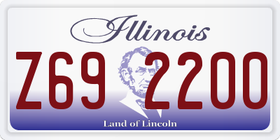 IL license plate Z692200