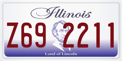 IL license plate Z692211