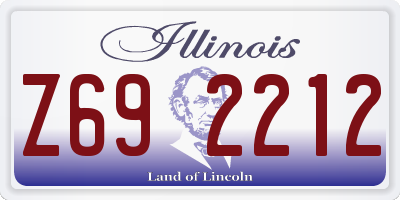 IL license plate Z692212