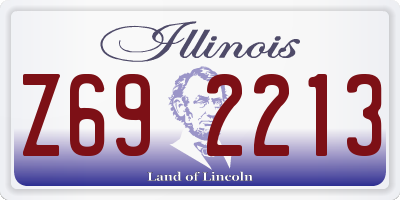 IL license plate Z692213