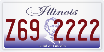 IL license plate Z692222