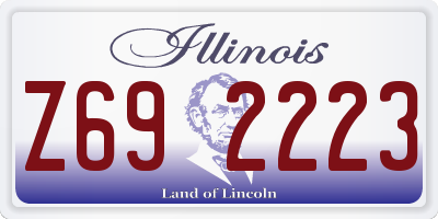 IL license plate Z692223