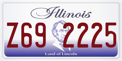IL license plate Z692225