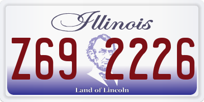 IL license plate Z692226