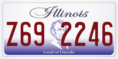 IL license plate Z692246