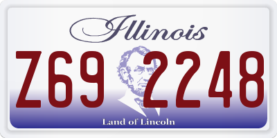 IL license plate Z692248