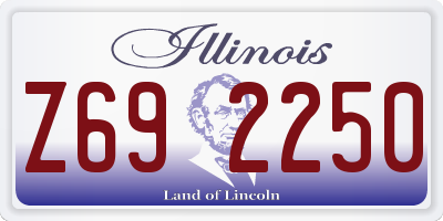 IL license plate Z692250