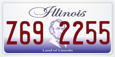 IL license plate Z692255