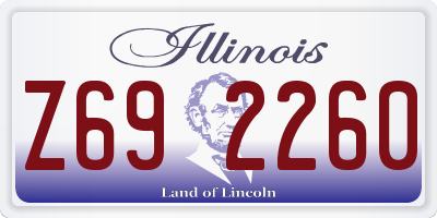 IL license plate Z692260