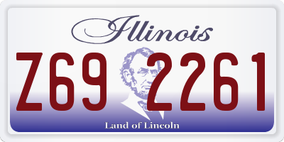 IL license plate Z692261