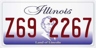 IL license plate Z692267