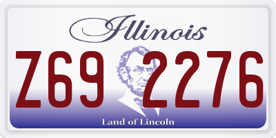 IL license plate Z692276