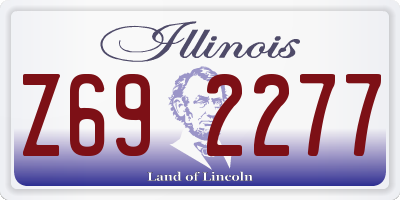 IL license plate Z692277