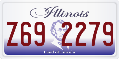 IL license plate Z692279