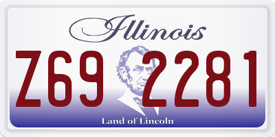 IL license plate Z692281